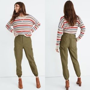 Madewell High-Rise Cargo Fatigue Pants